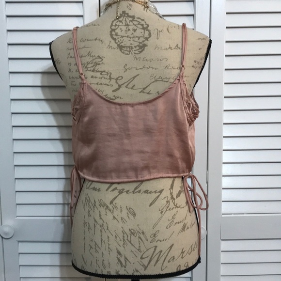 🆕Free People Satin Crop Cami - Picture 3 of 4